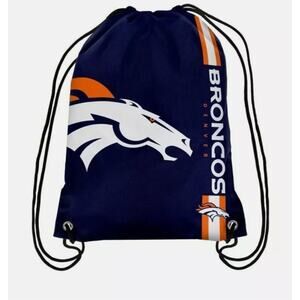 NFL Denver Broncos Drawstring backpack Officially Licensed Football Fan Gear